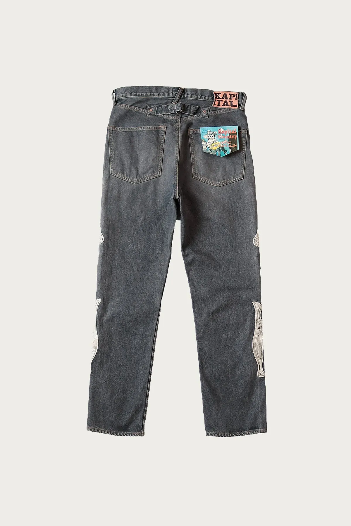 14oz Black Denim MEXICAN TUXEDO 5P OKAGILLY