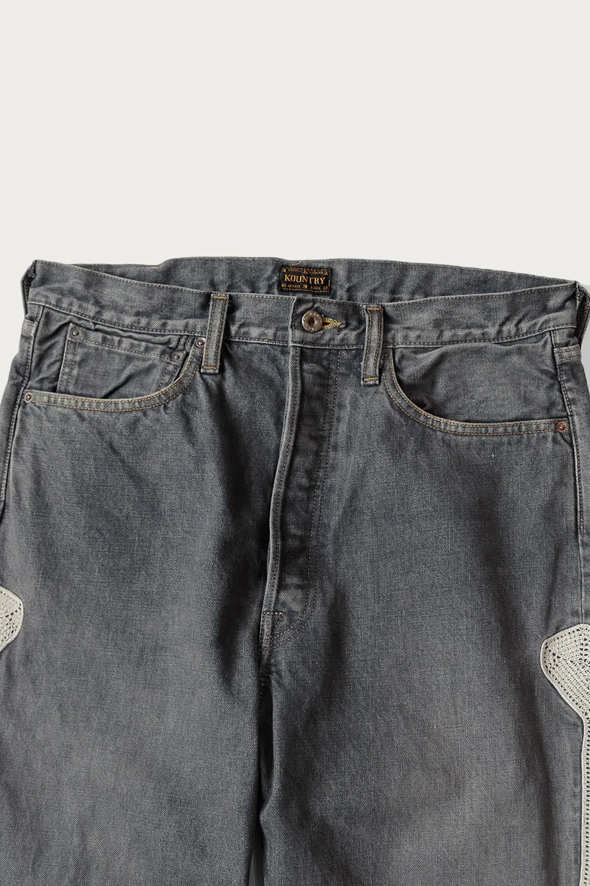 14oz Black Denim MEXICAN TUXEDO 5P OKAGILLY