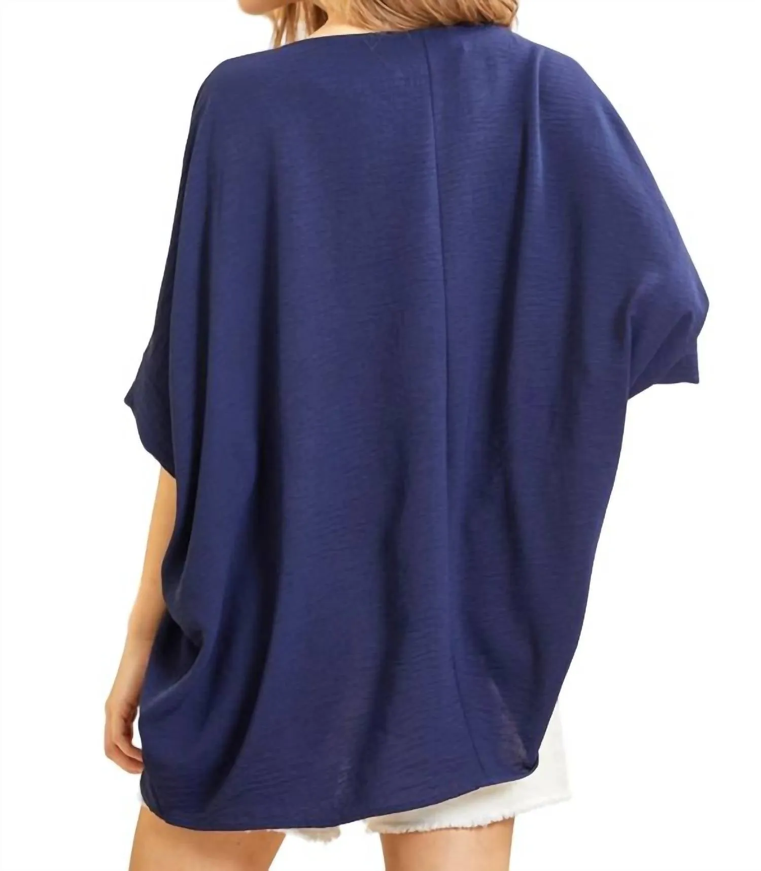 Andree By Unit - Dolman Sleeve Poncho Style Top