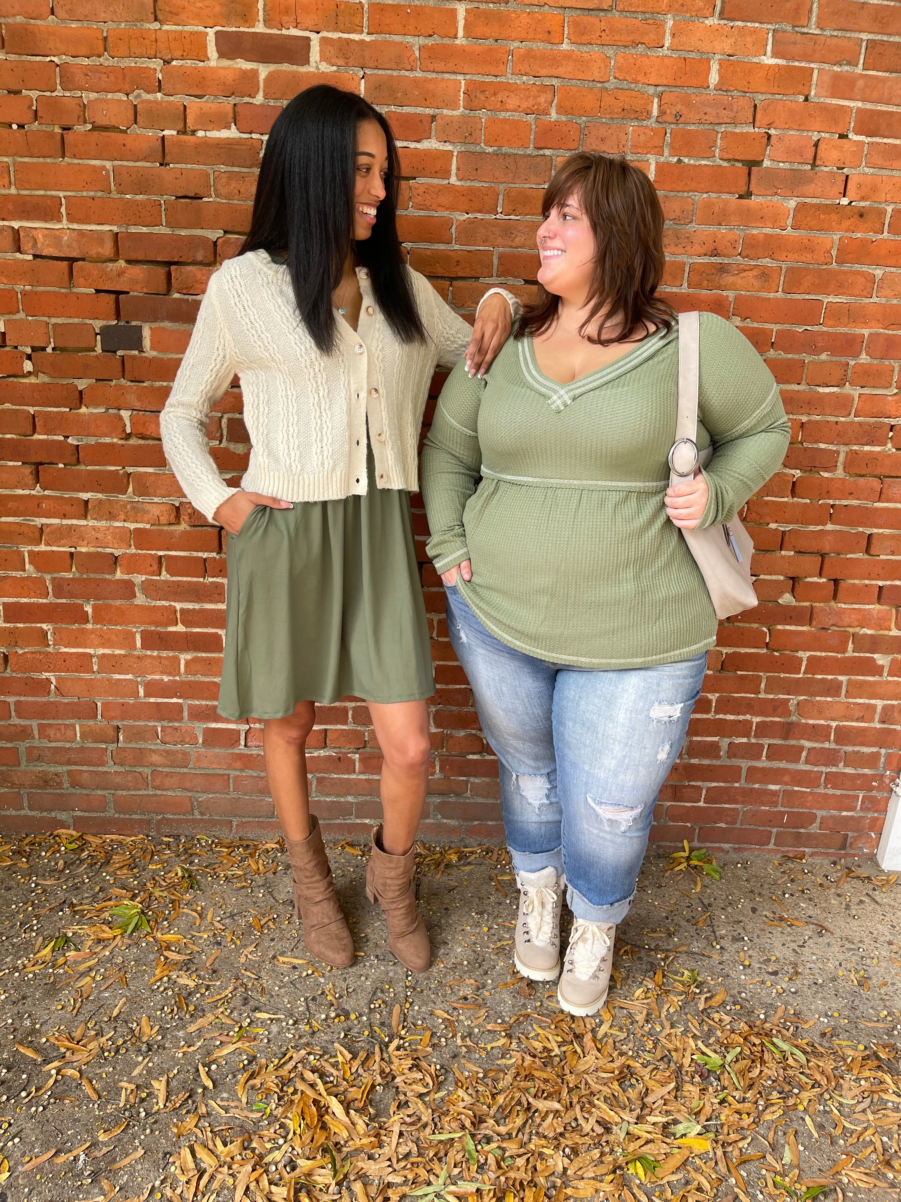 Blitzen Thermal Blouse in Olive