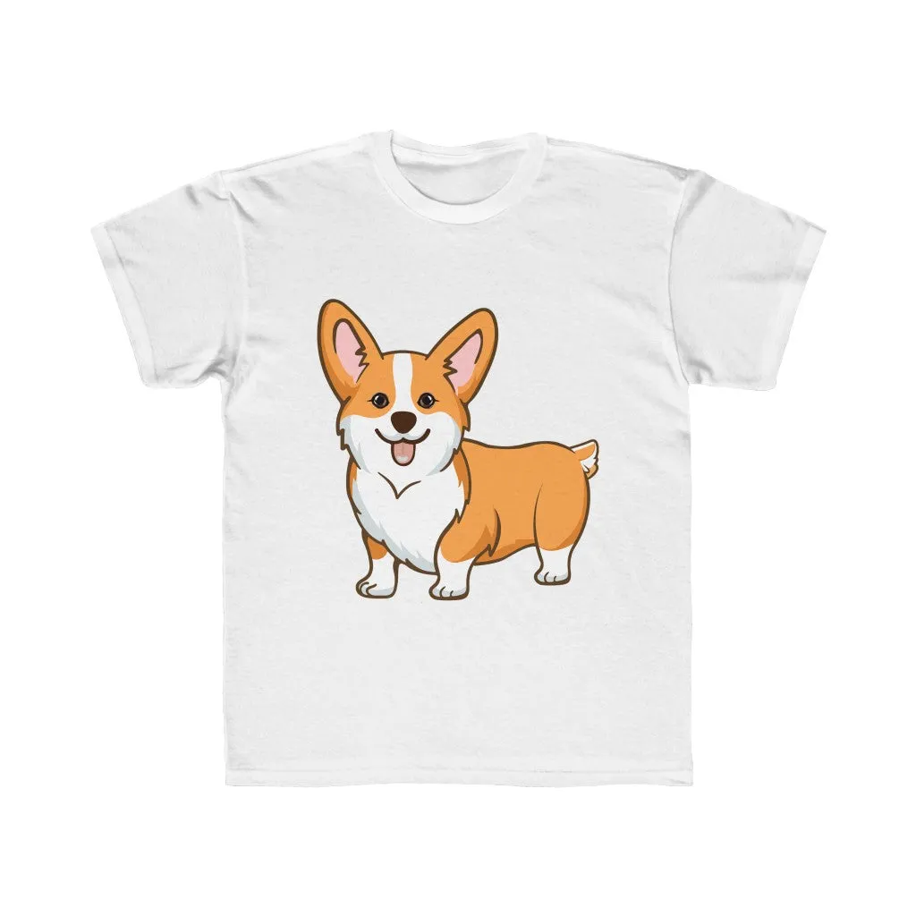 Corgi Kids Regular Fit Tee, 7 Colors, XS - XL, Soft Cotton, FREE Shipping, Made in the USA!!