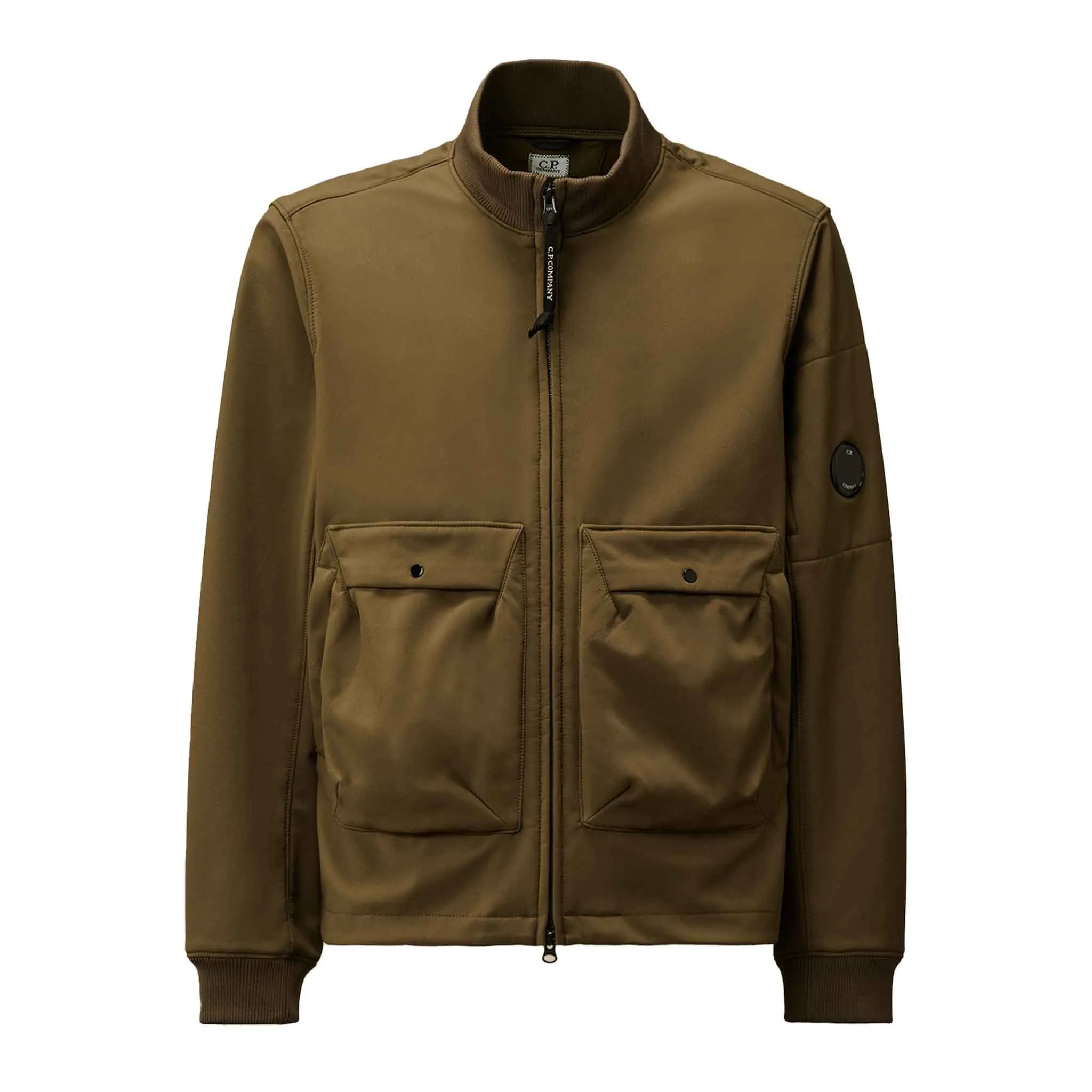 C.P. Company Shell-R Bomber Jacket in Ivy Green