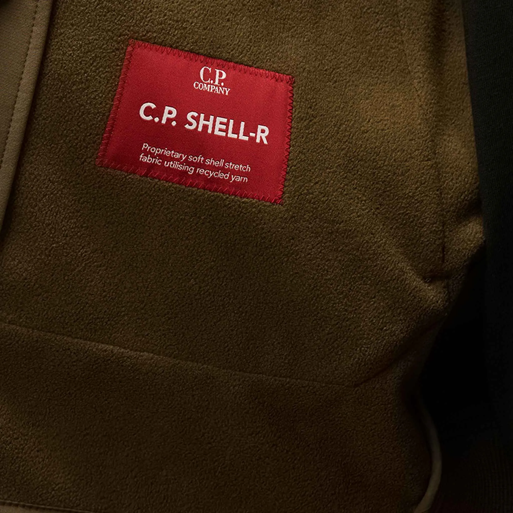 C.P. Company Shell-R Bomber Jacket in Ivy Green
