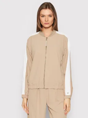 Fluid Twill Colorblock Bomber