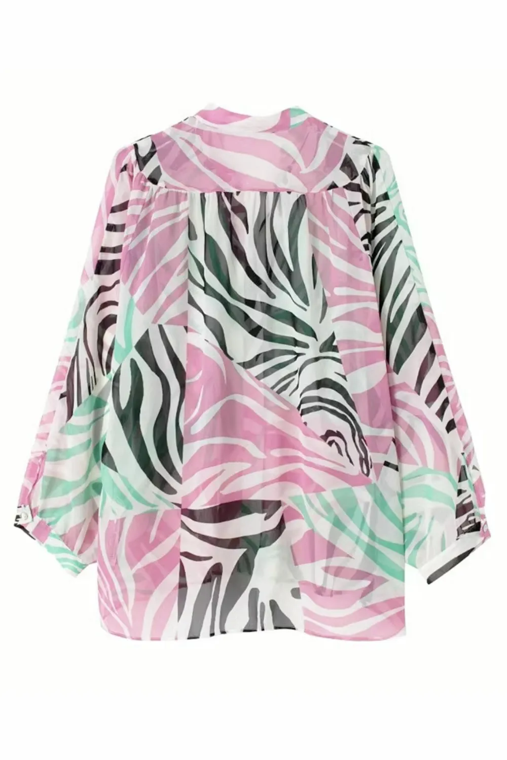'Juliet' Graphic Sheer Shirt