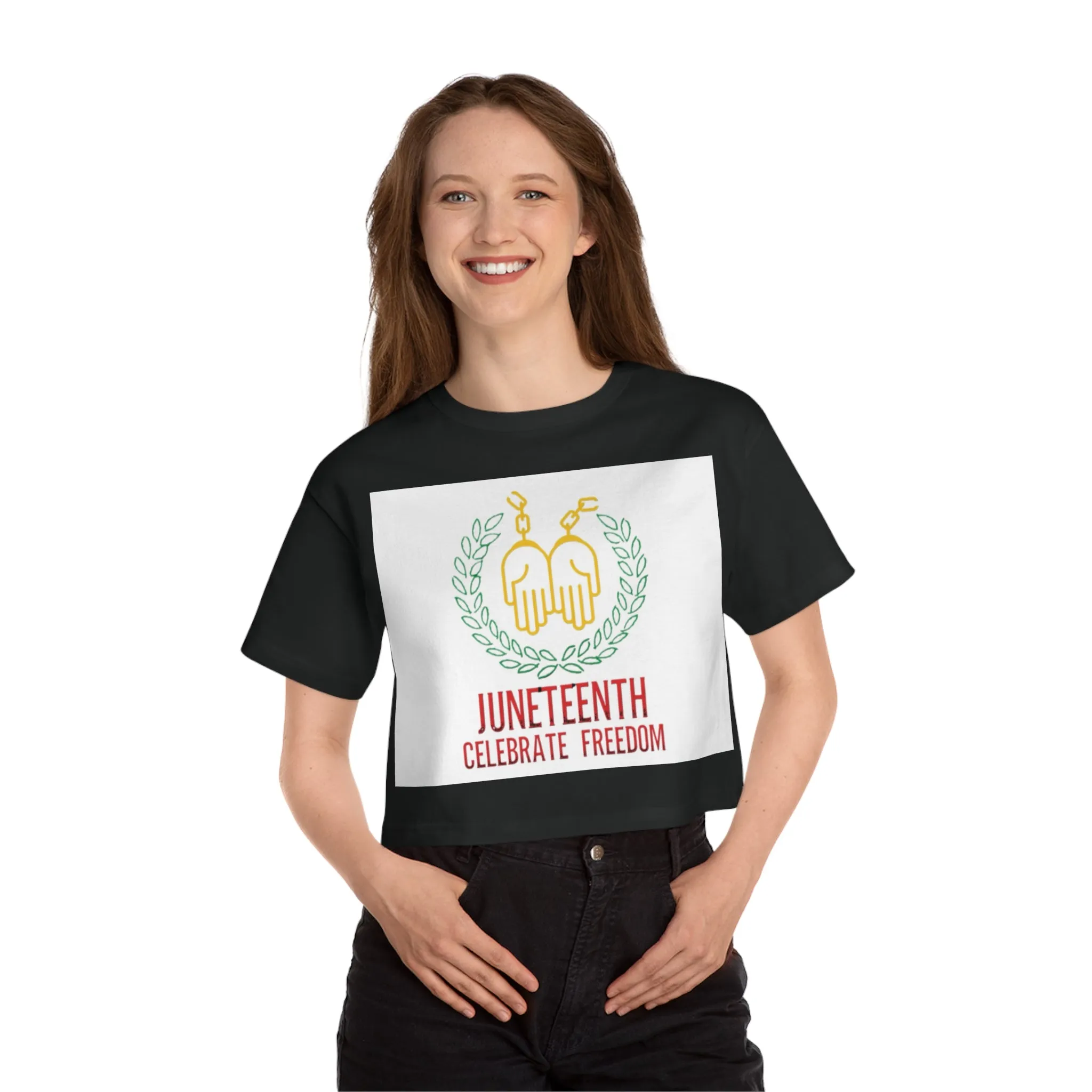 Juneteenth Champion Cropped T-Shirt (Women)