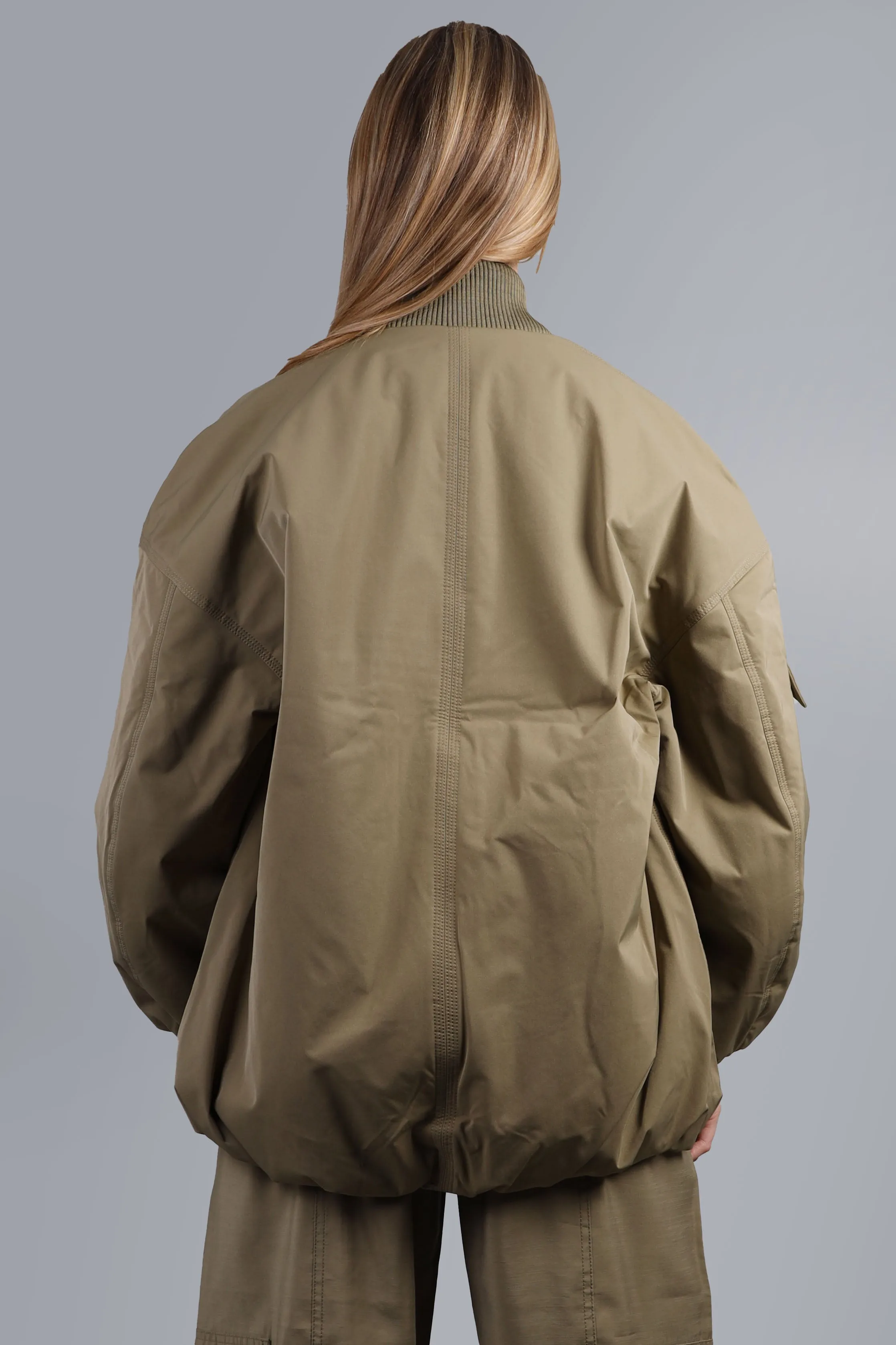 Light Twill Oversized Army Green