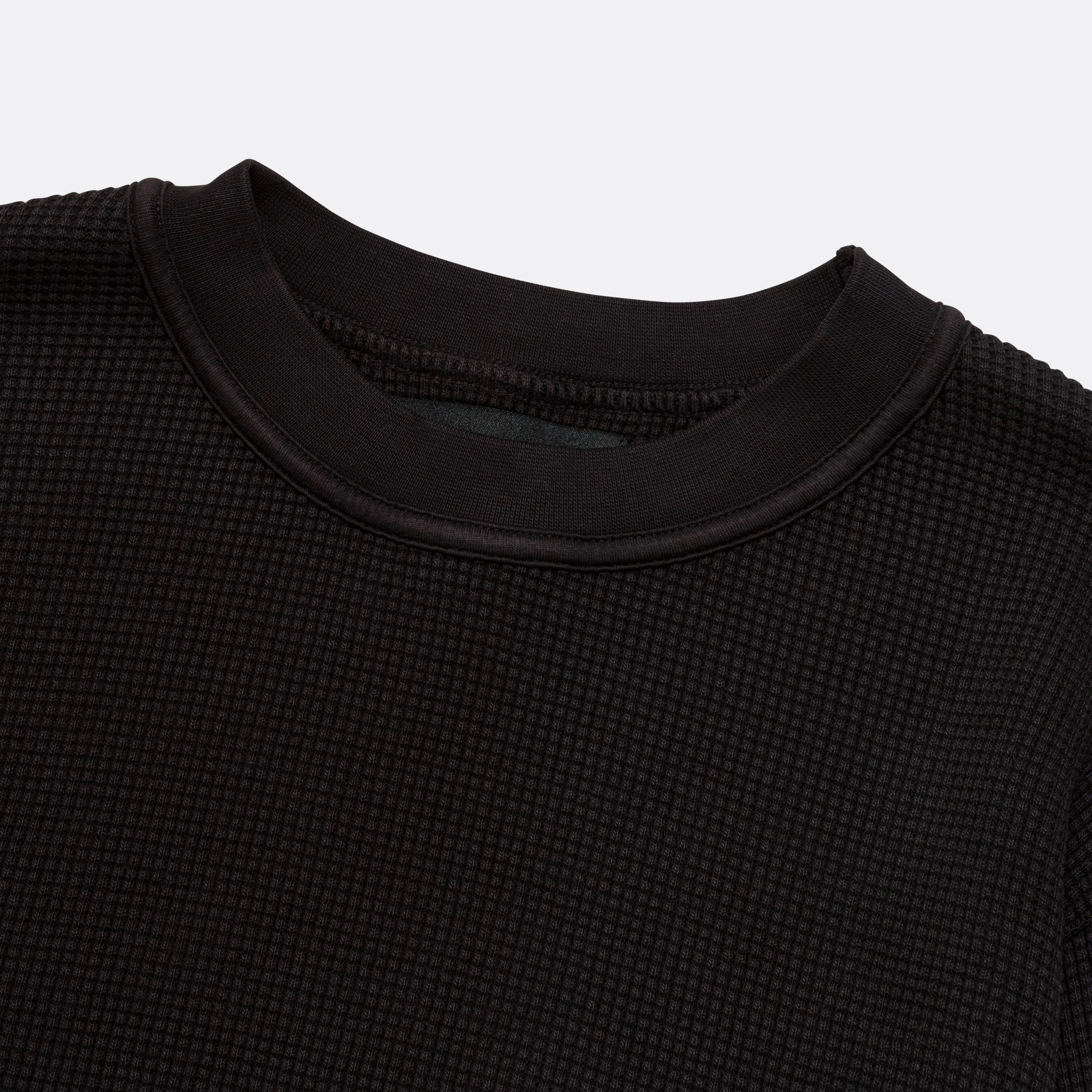 Long Sleeve Thermal - Washed Black