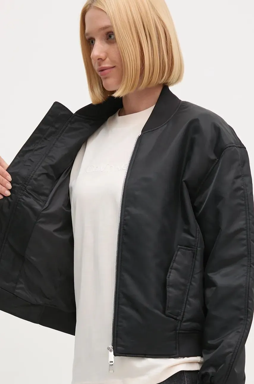 Ls Filled Nylon Bomber