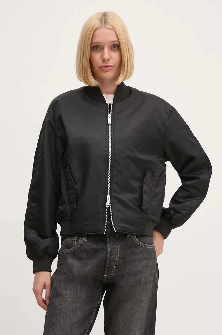 Ls Filled Nylon Bomber