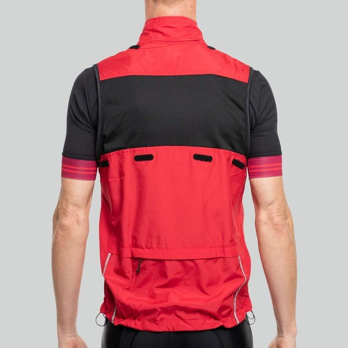 Men's Red Velocity Convertible Jacket