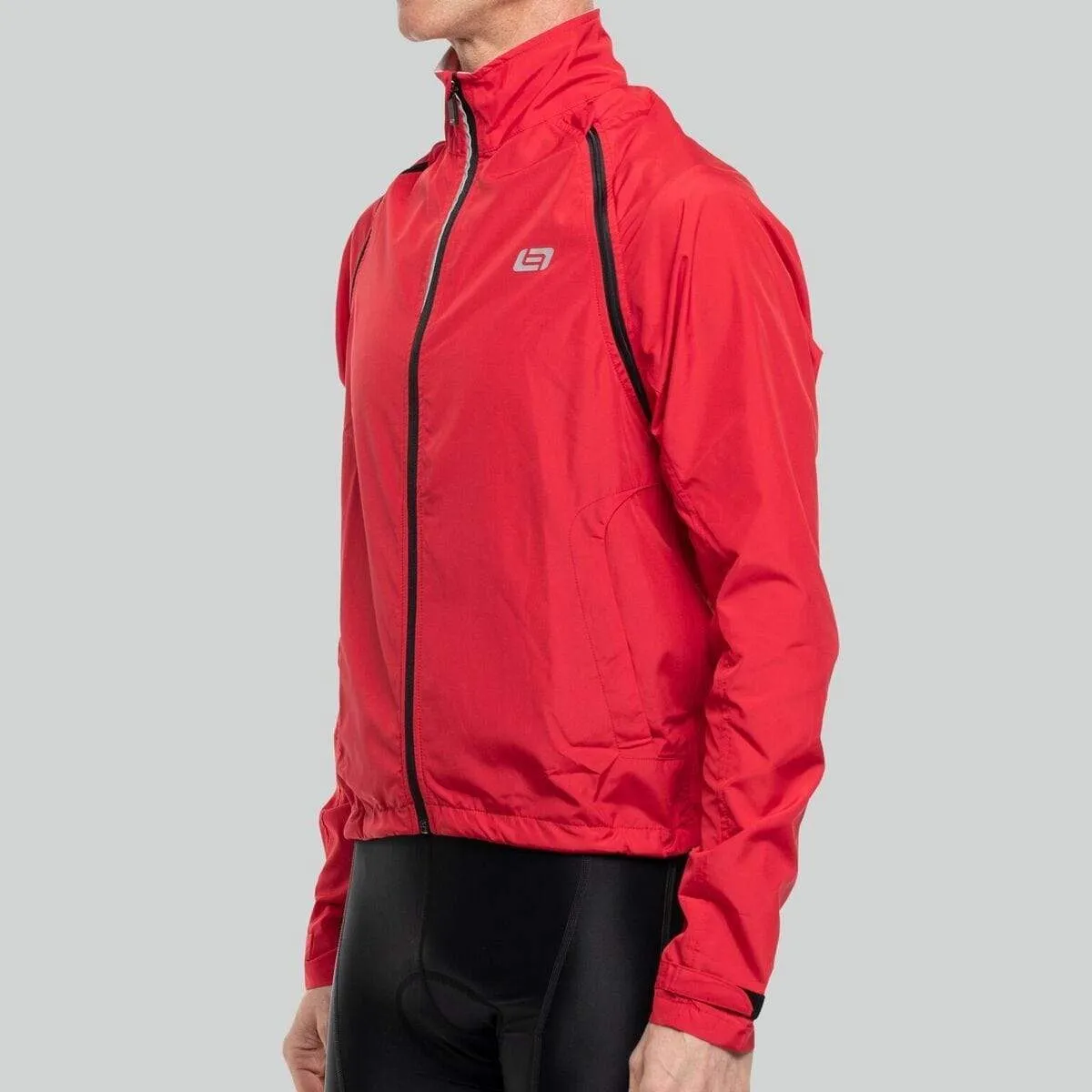 Men's Red Velocity Convertible Jacket