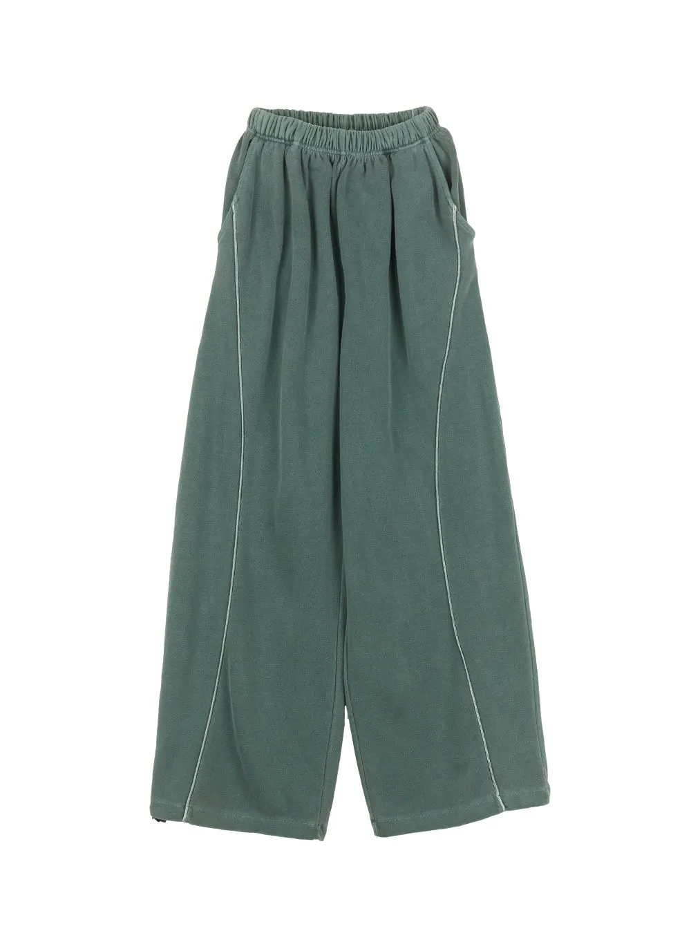 Men's Washed Wide-Fit Sweatpants IA504