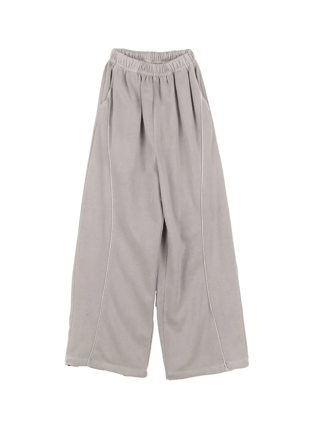 Men's Washed Wide-Fit Sweatpants IA504