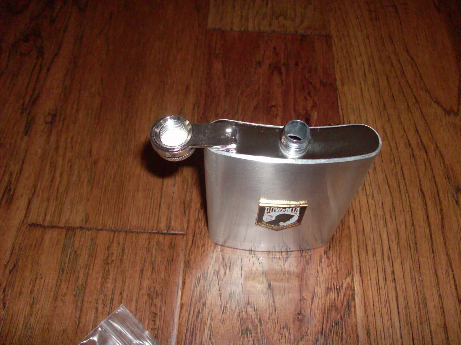 POW/MIA  8 OZ FLASK STAINLESS STEEL