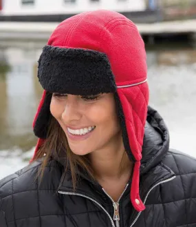 Result Ocean Trapper Hat | Red/Black