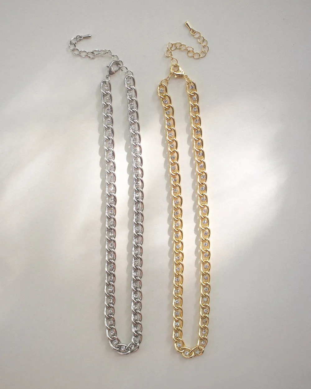 TRANCE Chain Choker in Gold