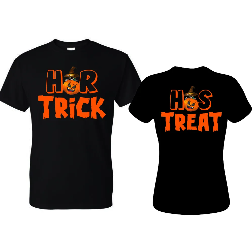 Trick or Treat Couple T-Shirts