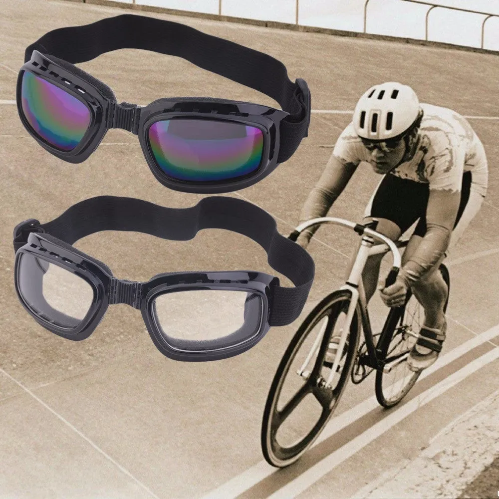 Unisex Safety Goggles Foldable Anti Glare Polarized Windproof Anti Fog Sun Protective Adjustable Strap Glasses