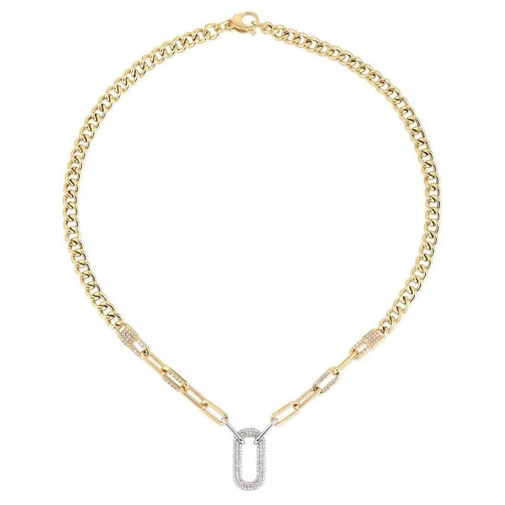 Urban Diamond Link Necklace